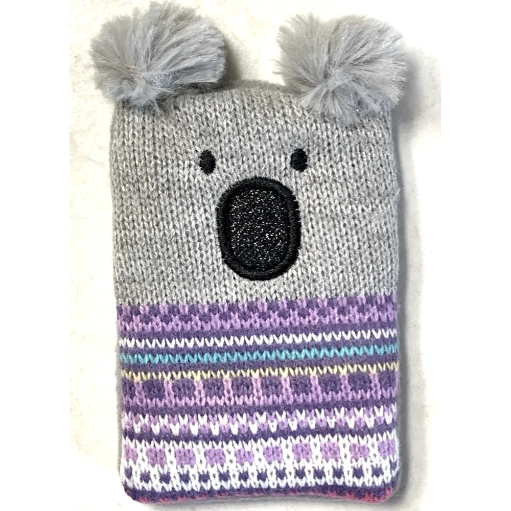 Toddler Pre-School Little Girl Click & Heat Koala Bear Reusable Hand Warmers NIB